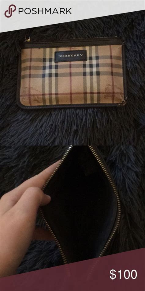 used burberry clutch